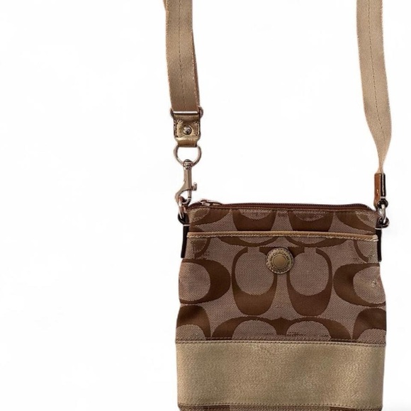 Y2K Coach Monogram Signature C Crossbody Bag - Picture 1 of 7